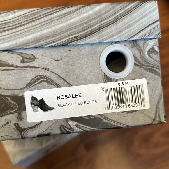 Jeffrey Campbell Rosalee-Black Oiled Suede Booties - Picture 10 of 10